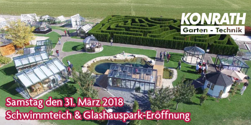 Eröffnung Glashauspark und Gartentechnikcenter